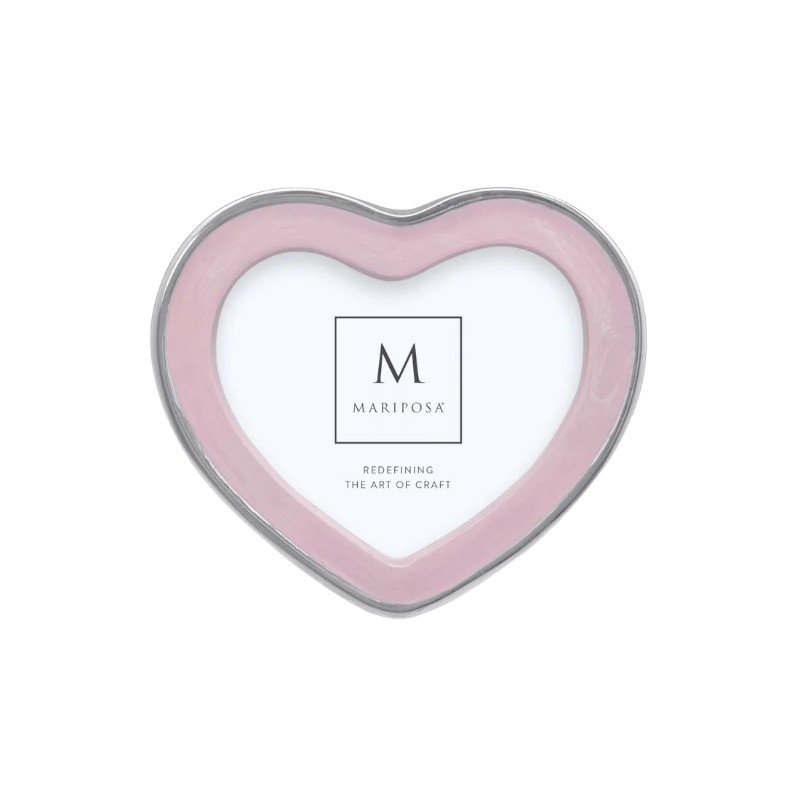 Mariposa Signature Pink Heart Frame, 4x6