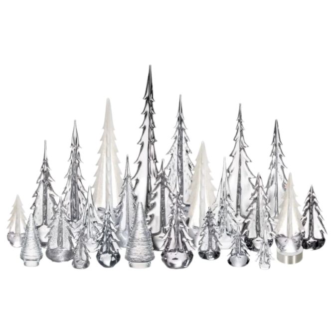 Simon Pearce Enchanted Forest Trees & LED Lights Bundle