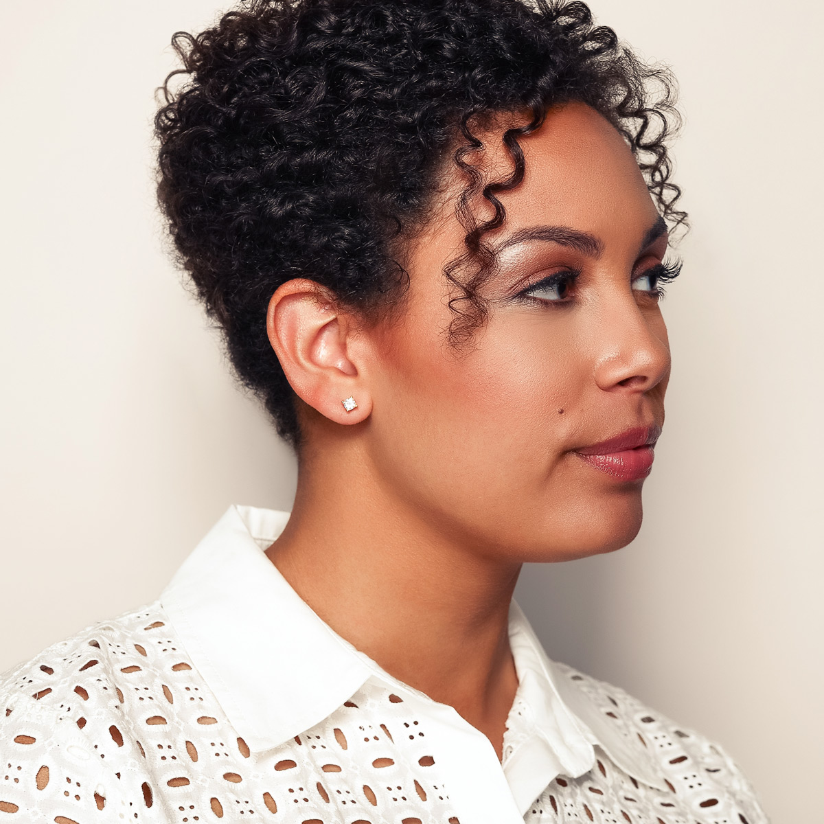 Princess Diamond Stud Earrings in Yellow Gold, 1.25 cttw