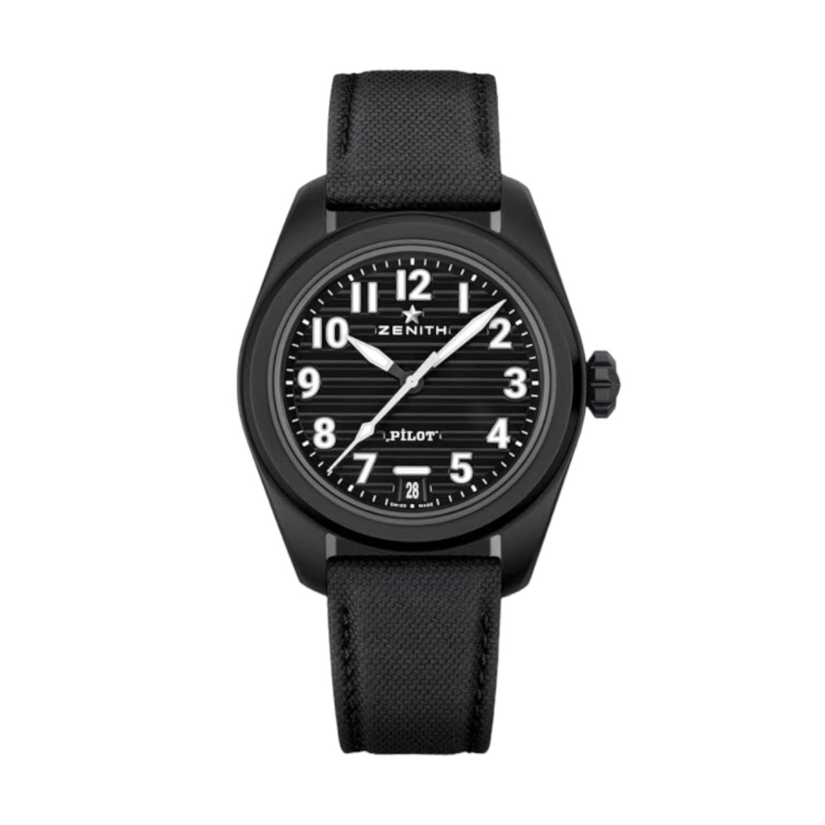 Zenith Pilot Automatic 40mm Watch, Black Dial