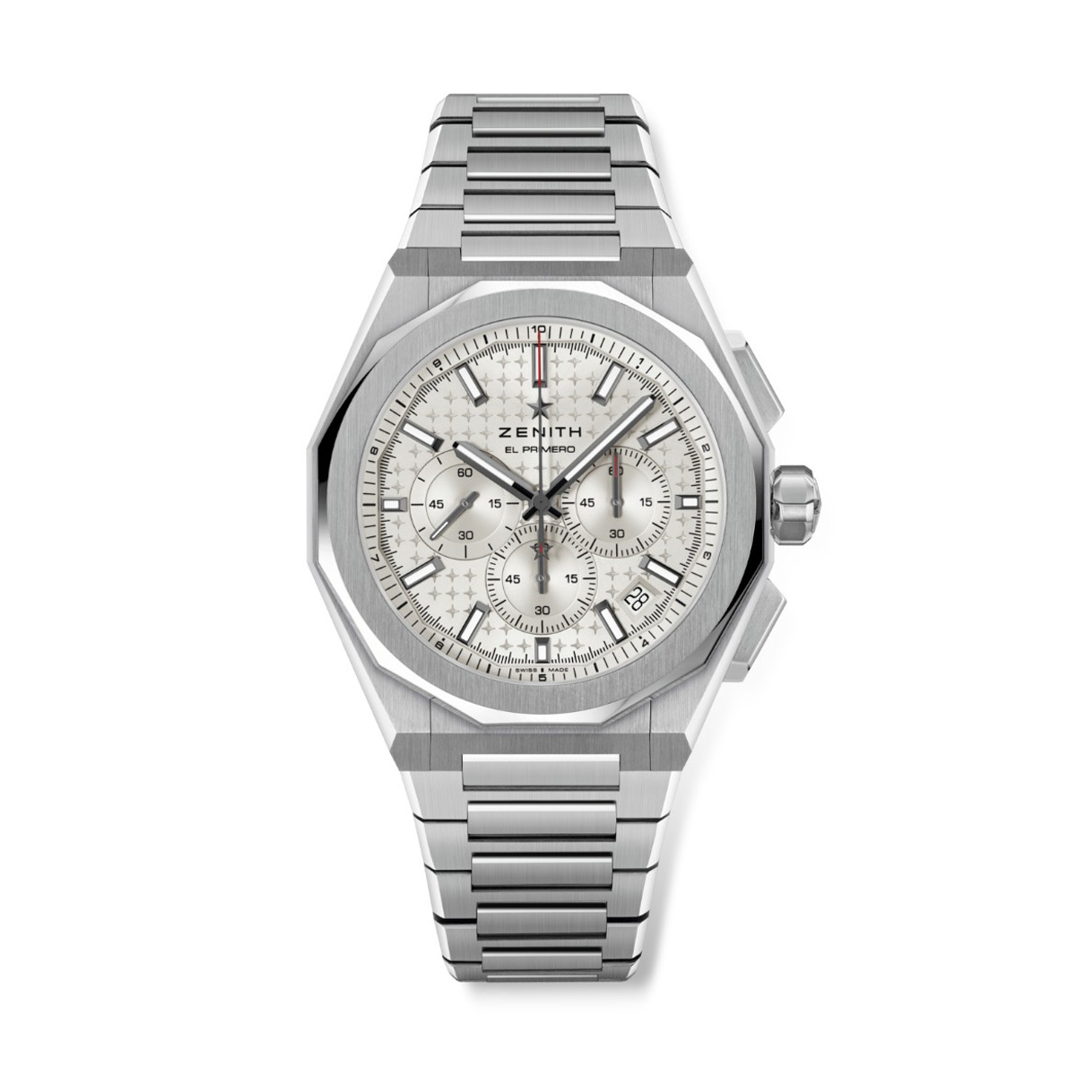 Zenith Defy Skyline Chronograph 42mm Watch, Silver Pattern