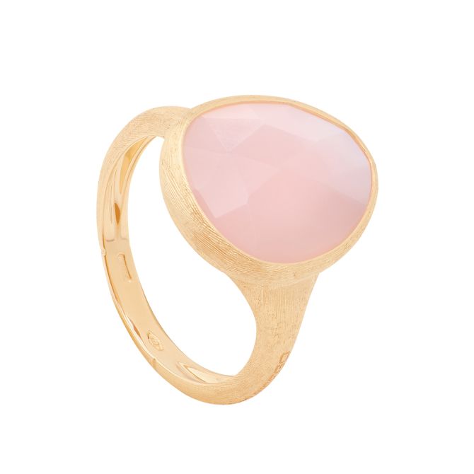Marco Bicego Lunaria Bezel Set Opal Ring in Yellow Gold
