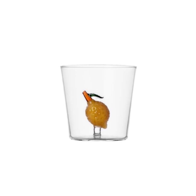 Ichendorf Fruits and Flowers Lemon Tumbler, Yellow