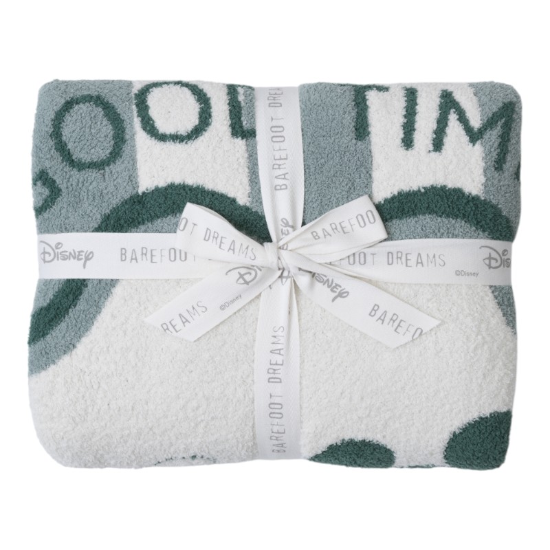 Barefoot Dreams CozyChic Disney Mickey and Donald Stripe Blanket