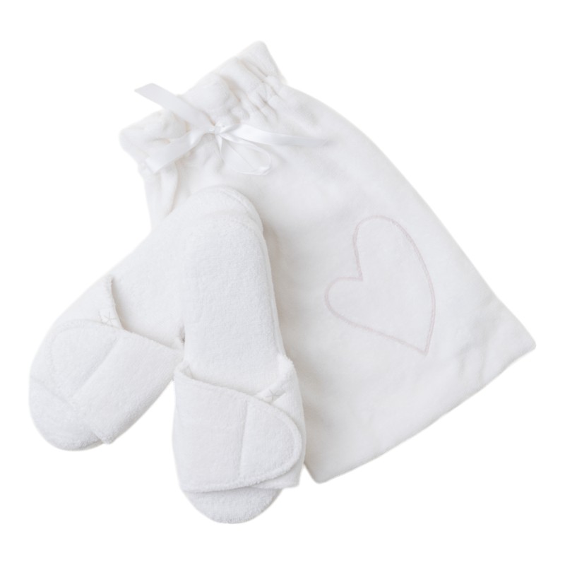 Barefoot Dreams CozyChic Terry Pearl Slippers, M 7/8