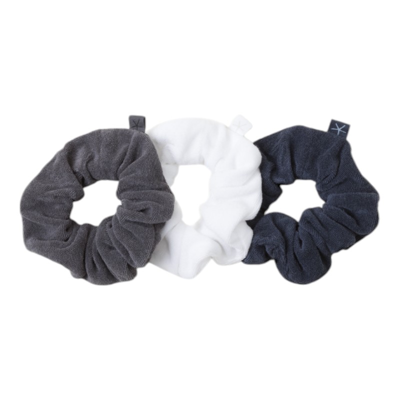 Barefoot Dreams CozyChic Terry Scrunchies, Set of 3
