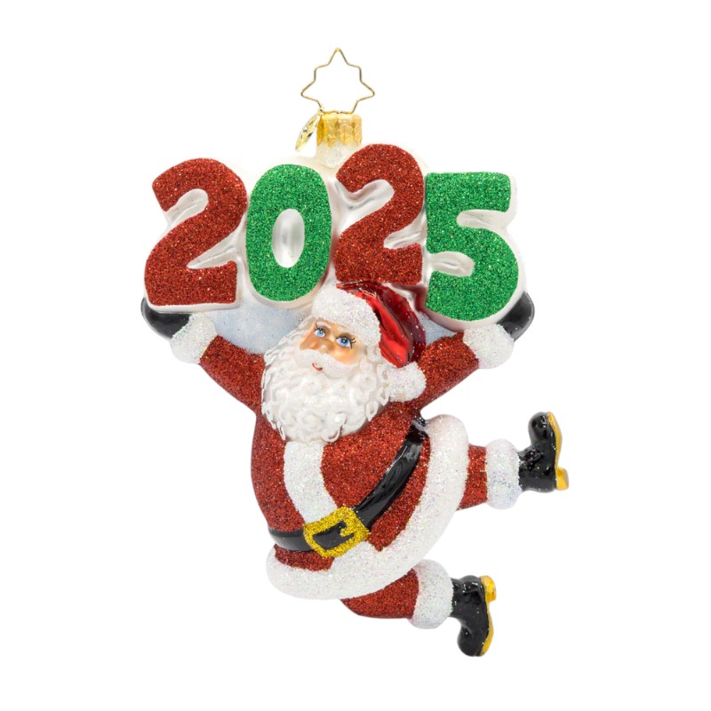 Christopher Radko Santa's 2025 Countdown Ornament