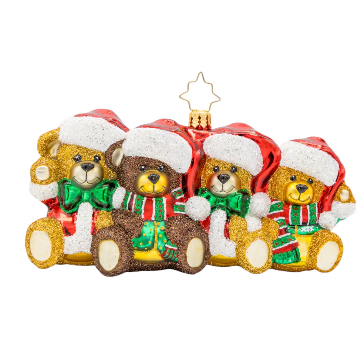 Christopher Radko Teddy Train Treasures Ornament