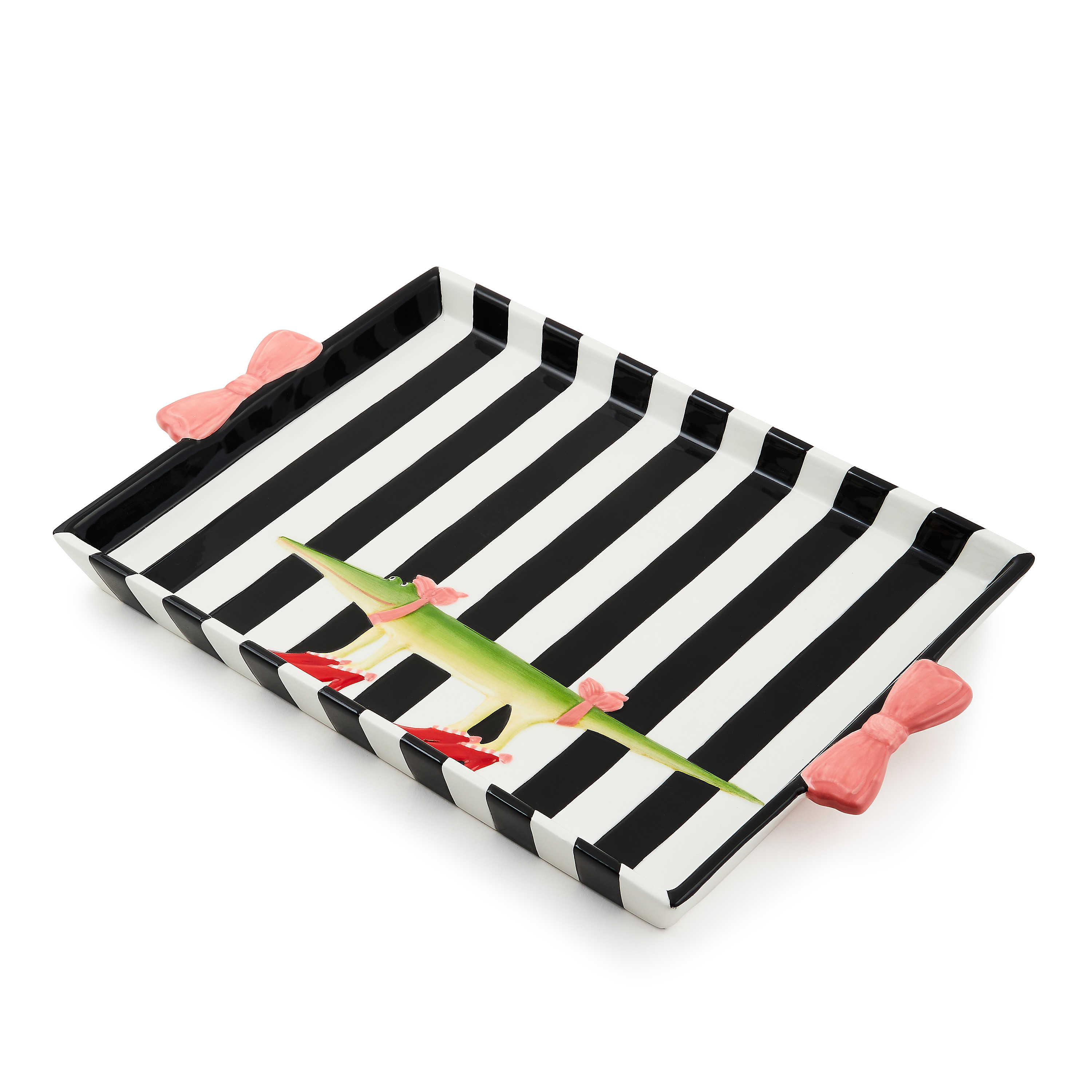 MacKenzie-Childs Patience Brewster Gloria Alligator Tray