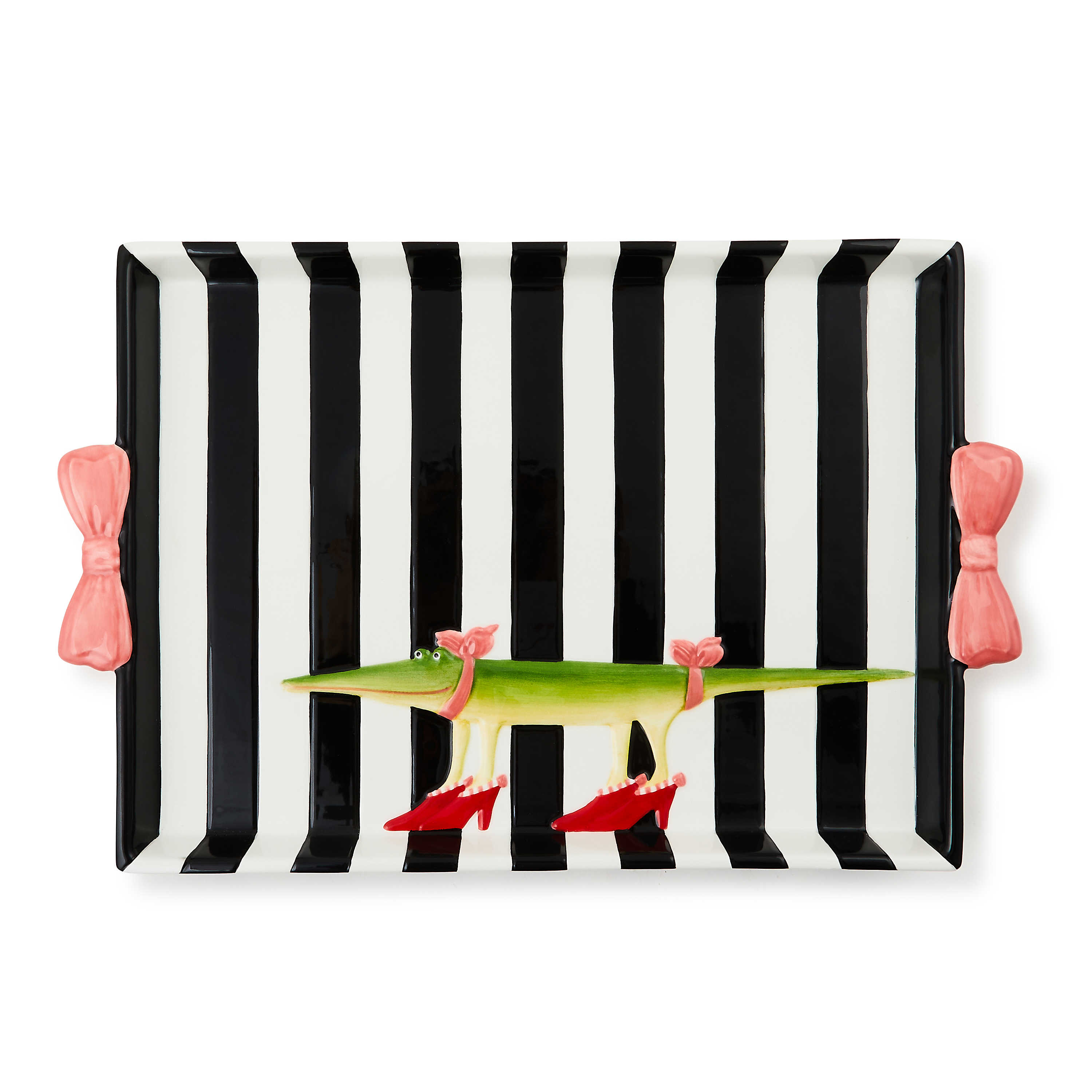 MacKenzie-Childs Patience Brewster Gloria Alligator Tray