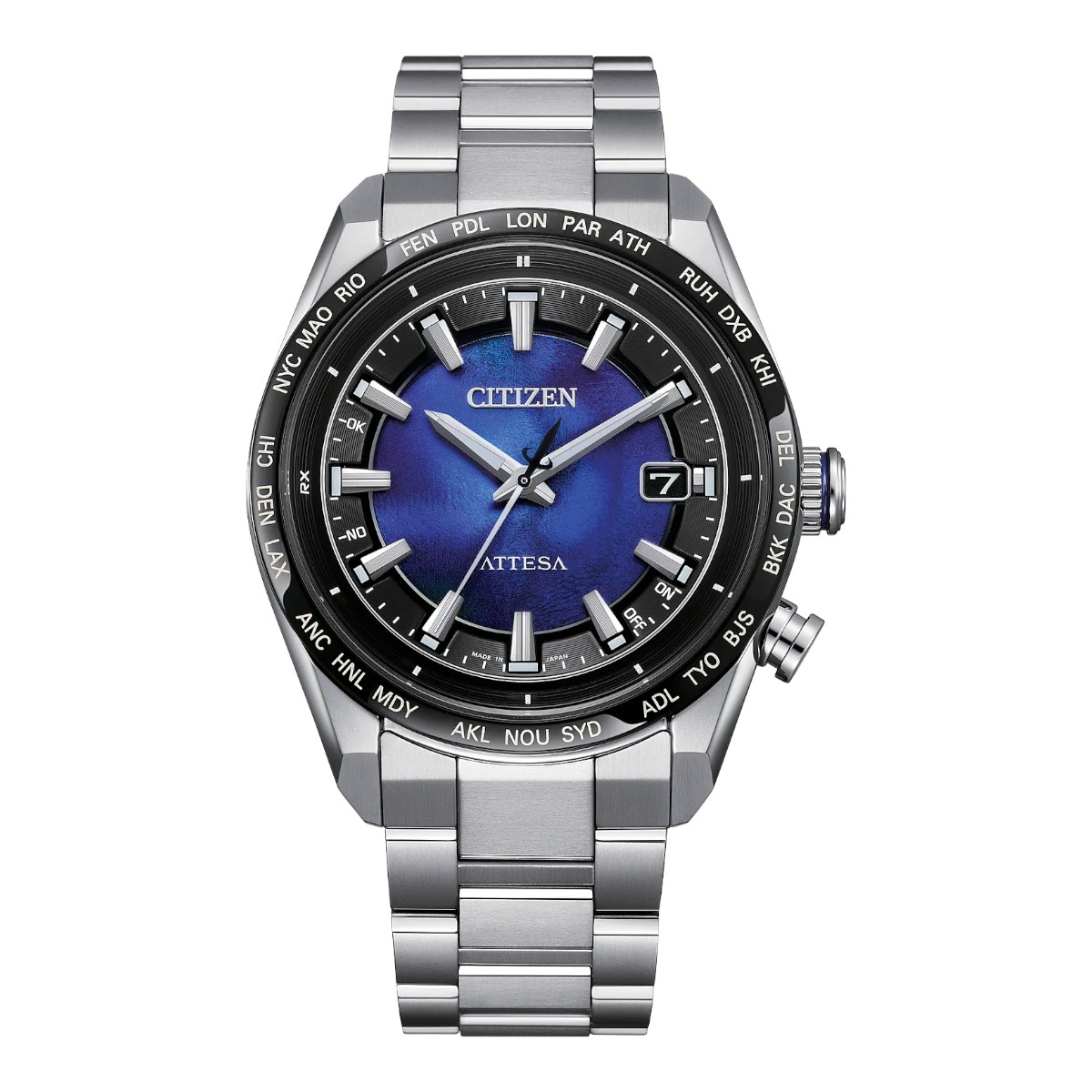 Citizen Attesa Super Titanium 40.6mm Men's Watch, Blue Dial