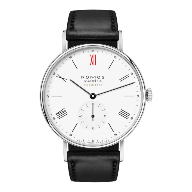 Nomos Glashuette Ludwig Neomatik 75 Jahre Grundgestz 39mm Watch, White Dial