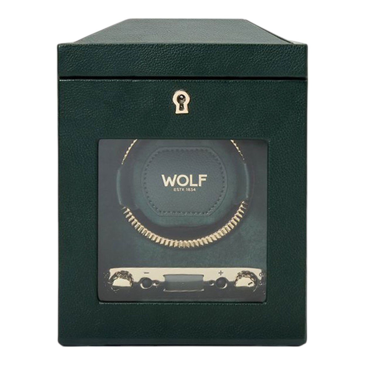 WOLF Single Watch Winder, British Racing Green