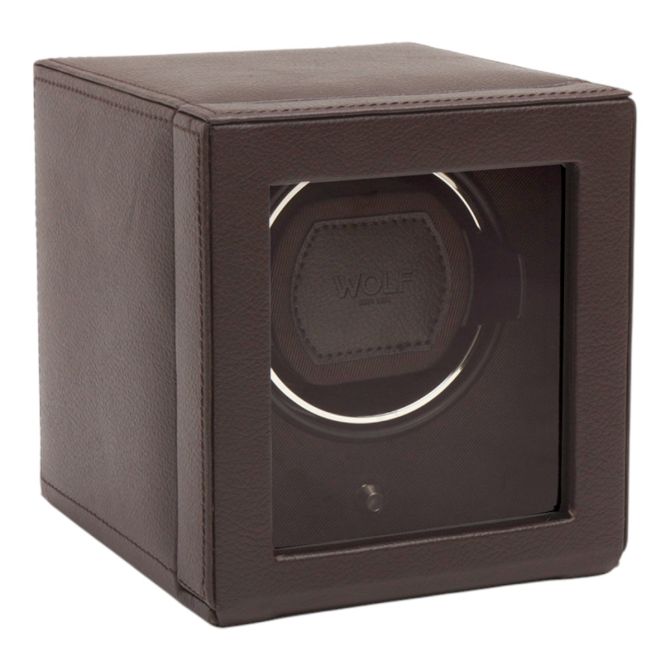 WOLF Cub Winder with Cover, Brown