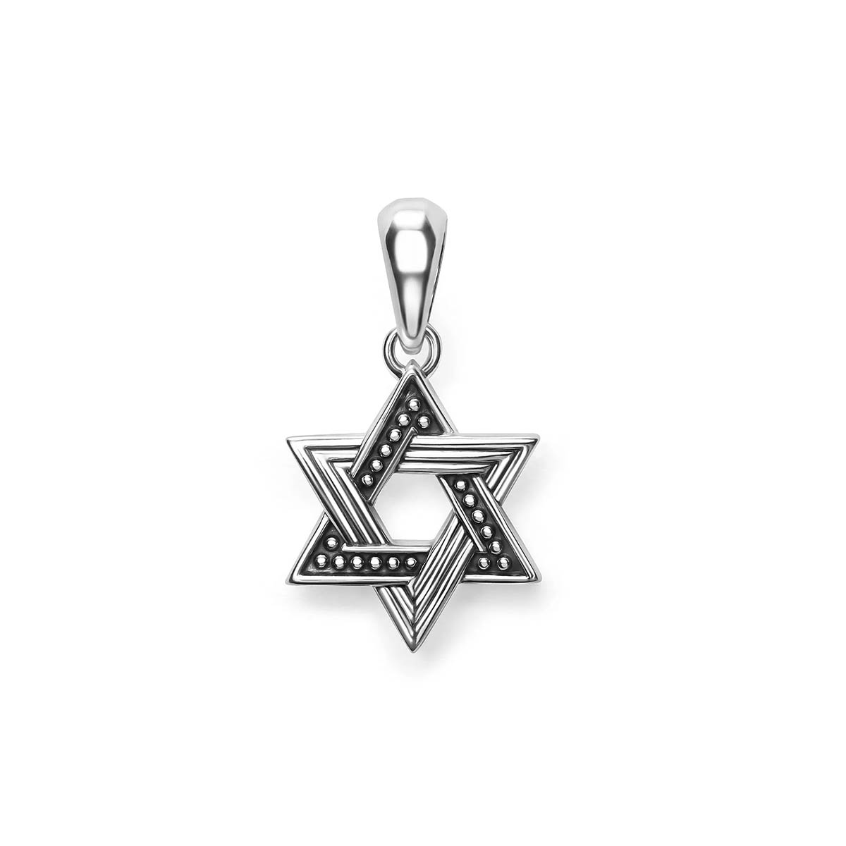 LAGOS Anthem Small Silver Star of David Amulet Charm