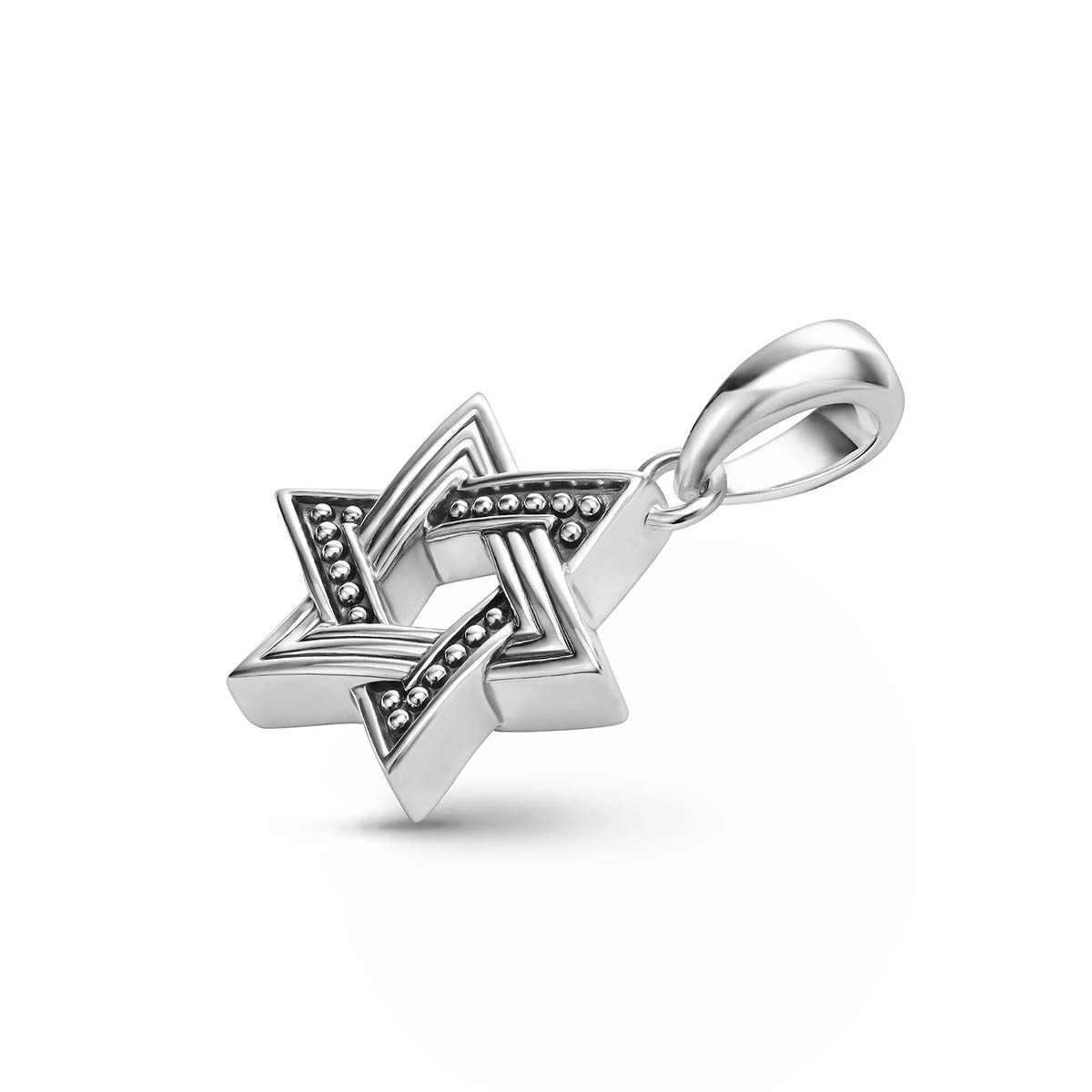LAGOS Anthem Small Silver Star of David Amulet Charm