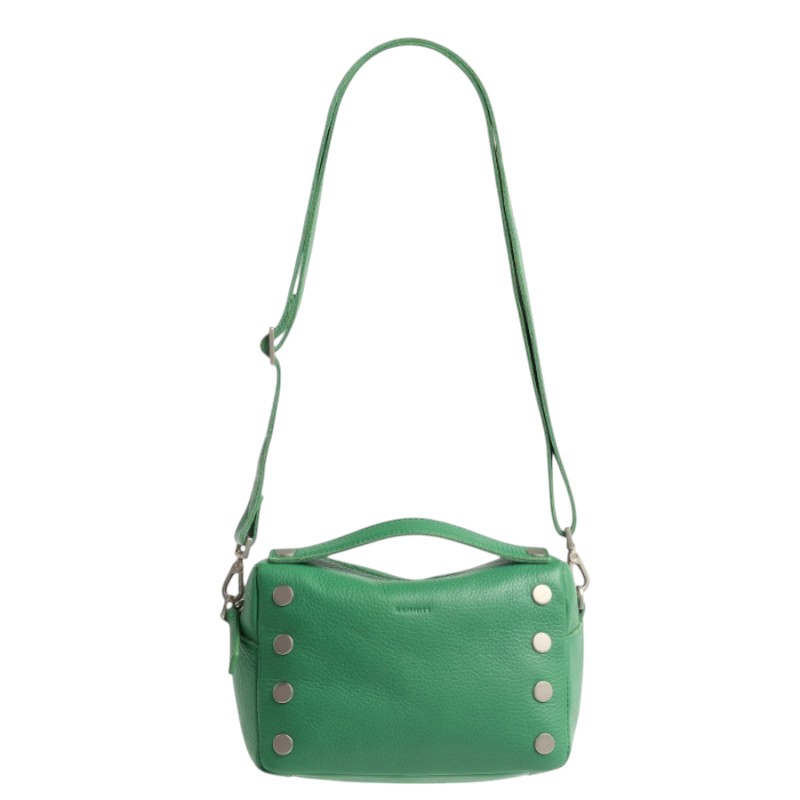 Hammitt Evan Small Crossbody, Lime Zest and Brushed Silver Hardware