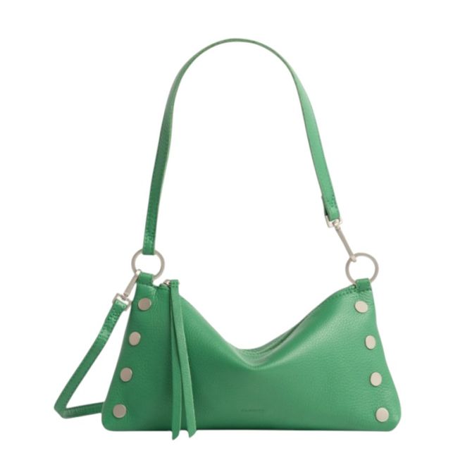 Hammitt Kyle Shoulder Bag, Lime Zest and Brushed Silver Hardware