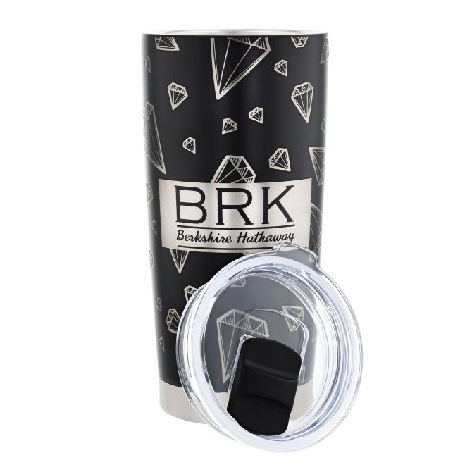 Berkshire Hathaway Diamond 20oz Tumbler, Black