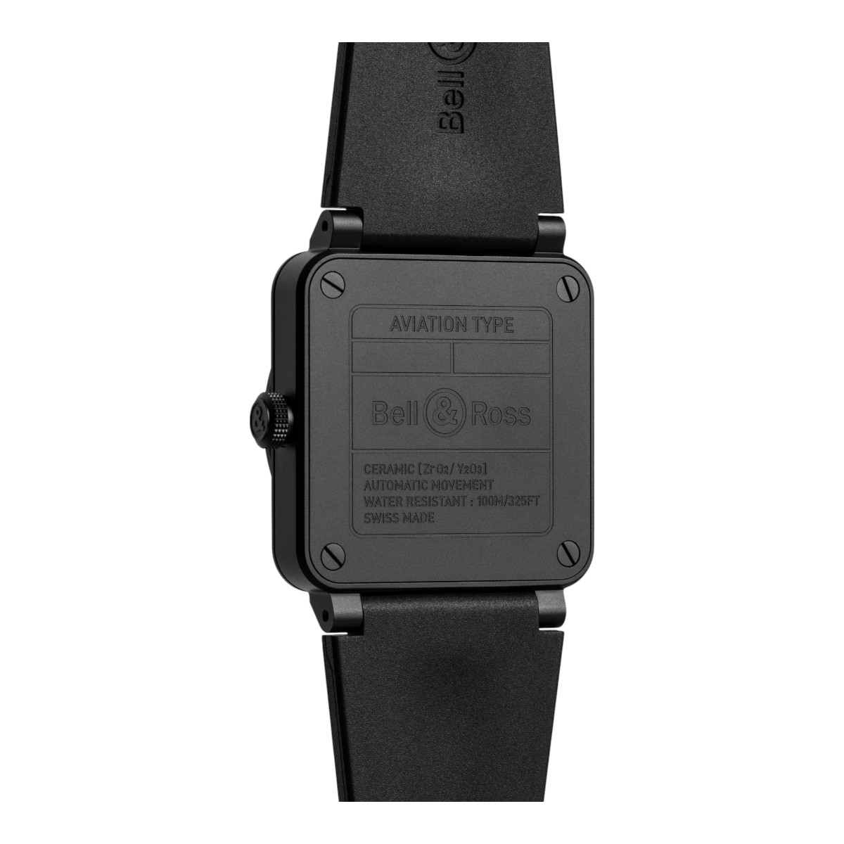 Bell & Ross BR 03 Black Ceramic 41mm Men's Watch, Skeleton Dial