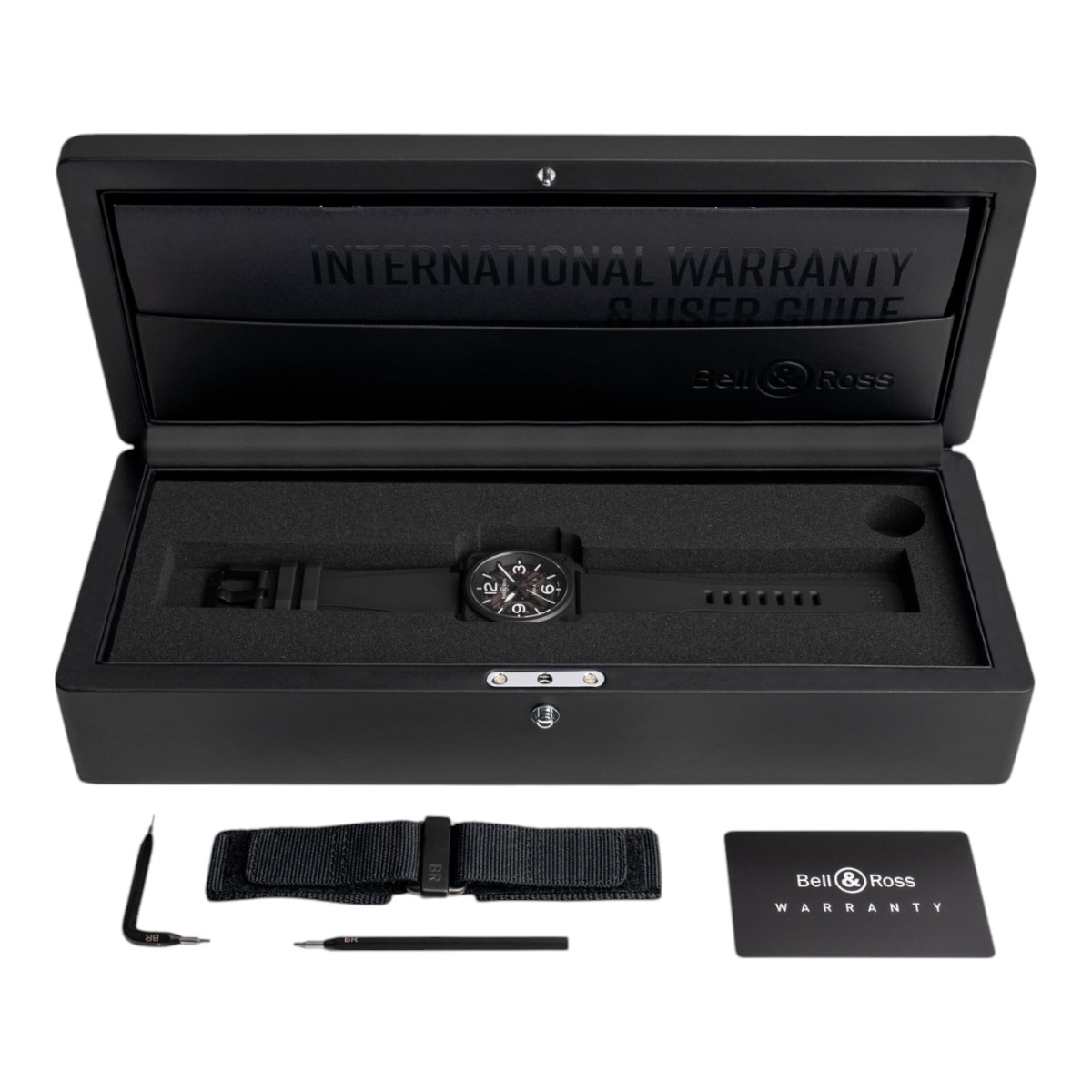 Bell & Ross BR 03 Black Ceramic 41mm Men's Watch, Skeleton Dial