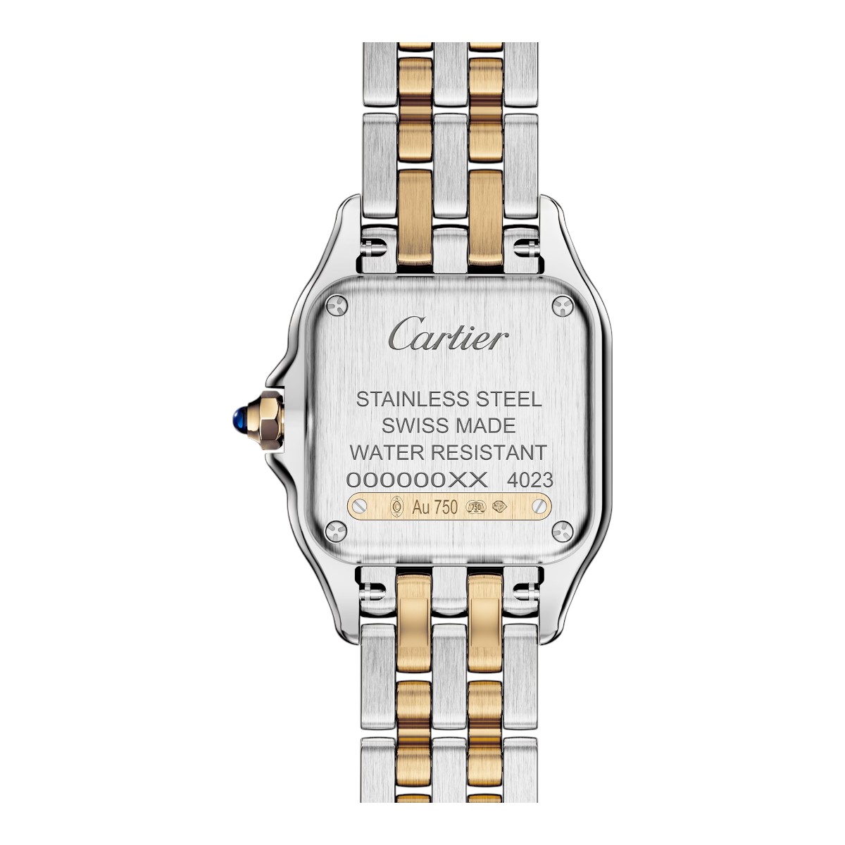 Cartier Panthere 30.3mm x 22.0mm Watch, Silver Dial