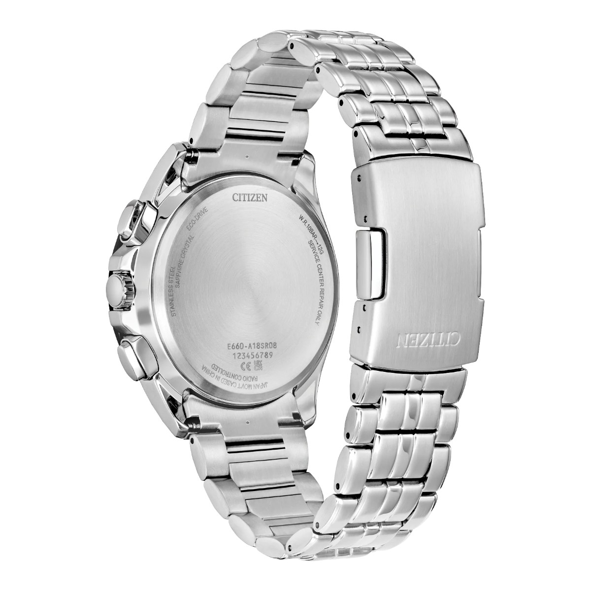 Citizen PCAT Atomic Timekeeping Chronograph 43mm Men's Watch, Blue Dial