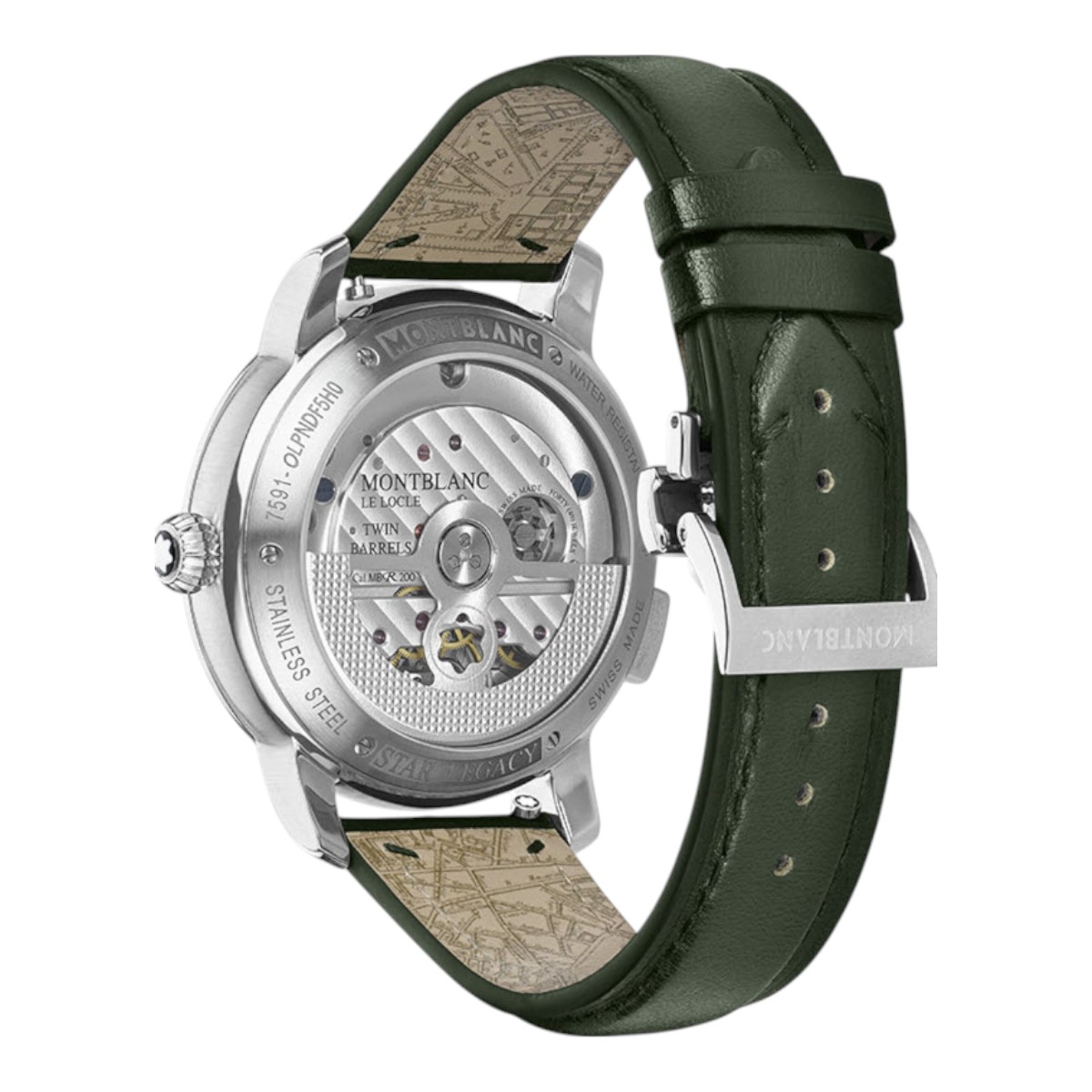 Montblanc Star Legacy Nicolas Rieussec Chronograph 43mm Men's Watch, Green Dial