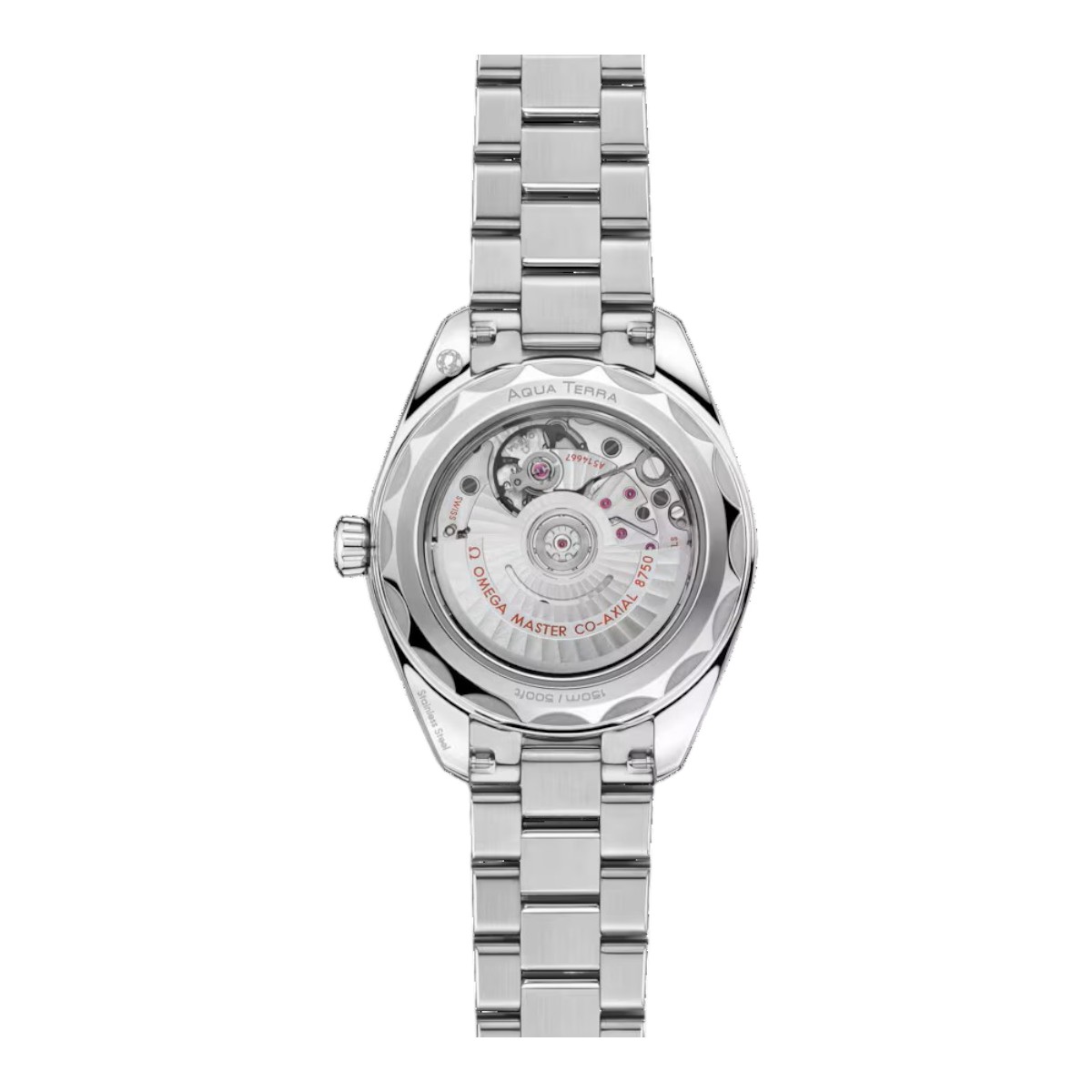 Omega Seamaster Aqua Terra 150m 30mm Women's Watch, Silver and Rose Gold Dial