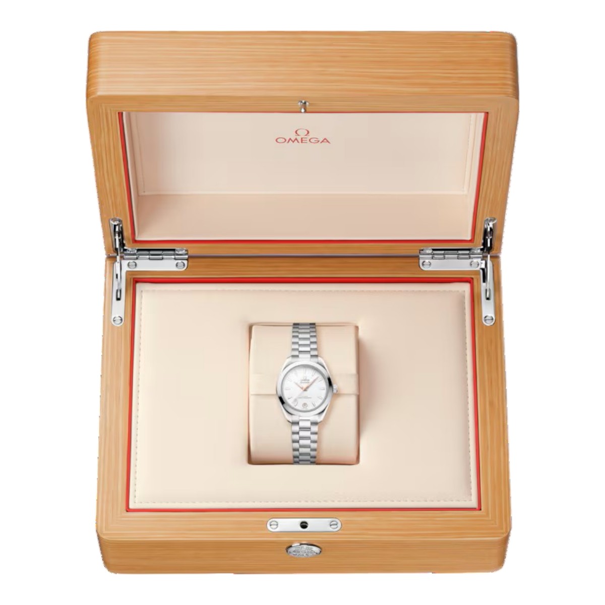 Omega Seamaster Aqua Terra 150m 30mm Women's Watch, Silver and Rose Gold Dial