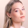Cass 14K Gold Snap-down Tube Hoop Earrings