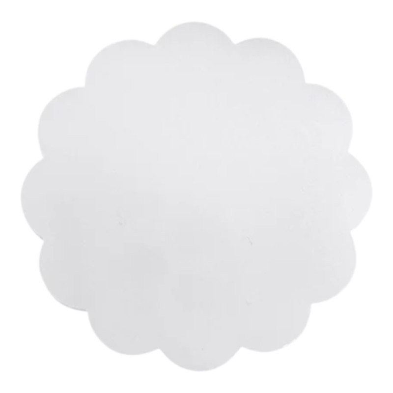 Mariposa White Scallop Acrylic Napkin Weight