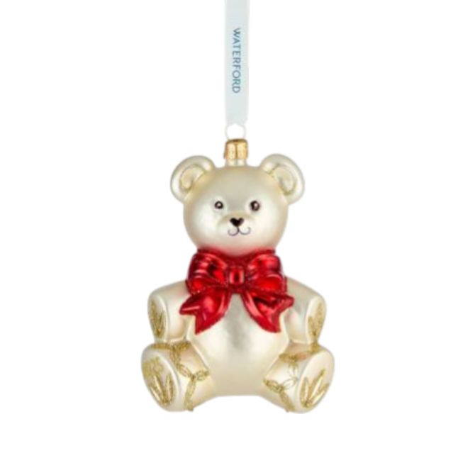 Waterford Annual Holiday Heirlooms First Teddy Ornament, 2025