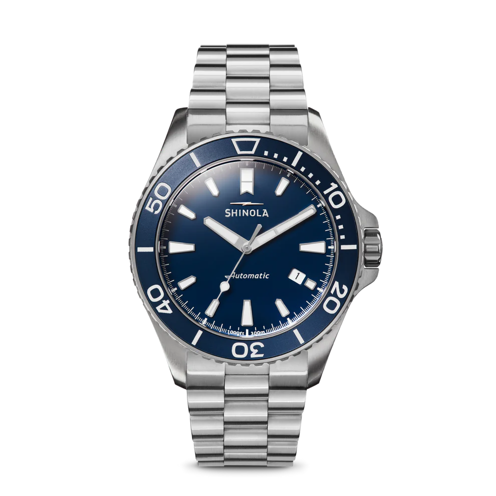 Lake Michigan Monster Automatic 43mm Watch, Midnight Blue Dial