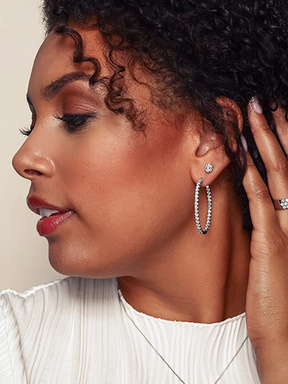 In & Out Hoop Earrings