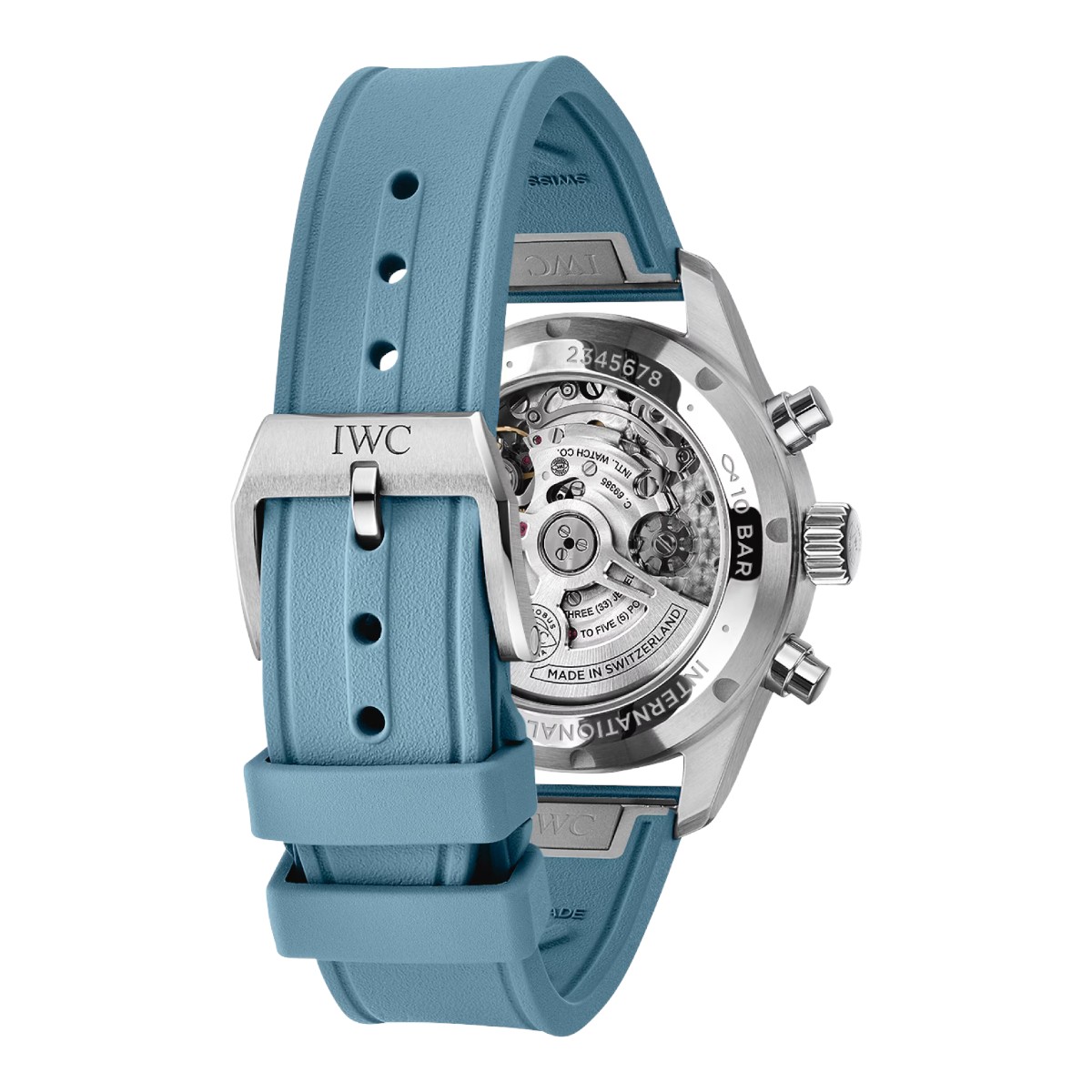 IWC Schaffhausen Automatic Chronograph Pilot's 41mm Men's Watch, Blue Dial