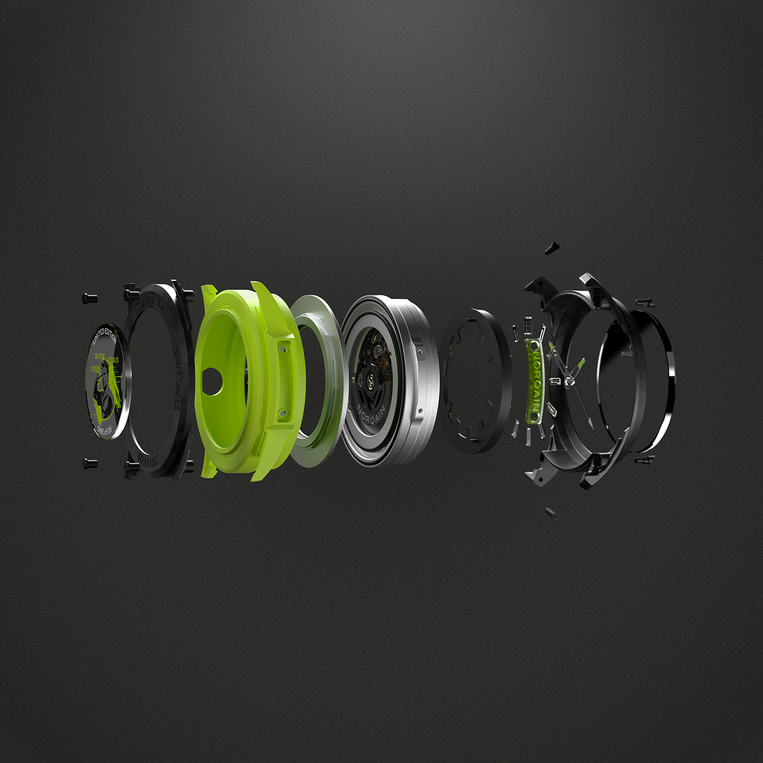 Norqain Stan The Man Wild ONE Skeleton 42mm Watch, Limited Edition