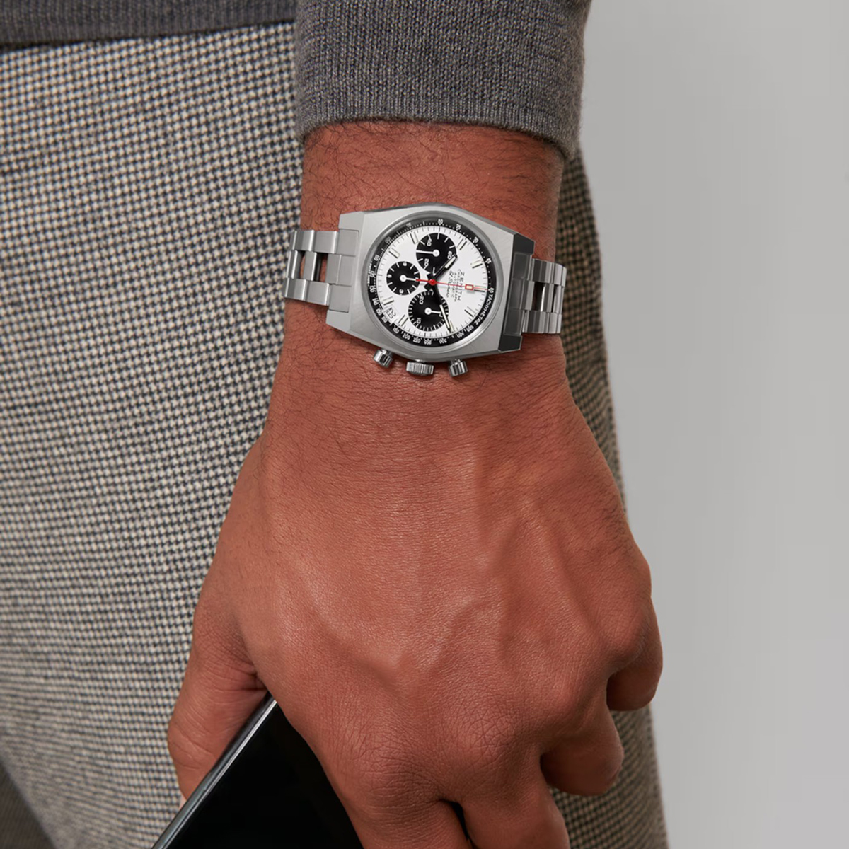 Zenith El Primero A384 Revival Chronomaster 37mm Watch, Grey