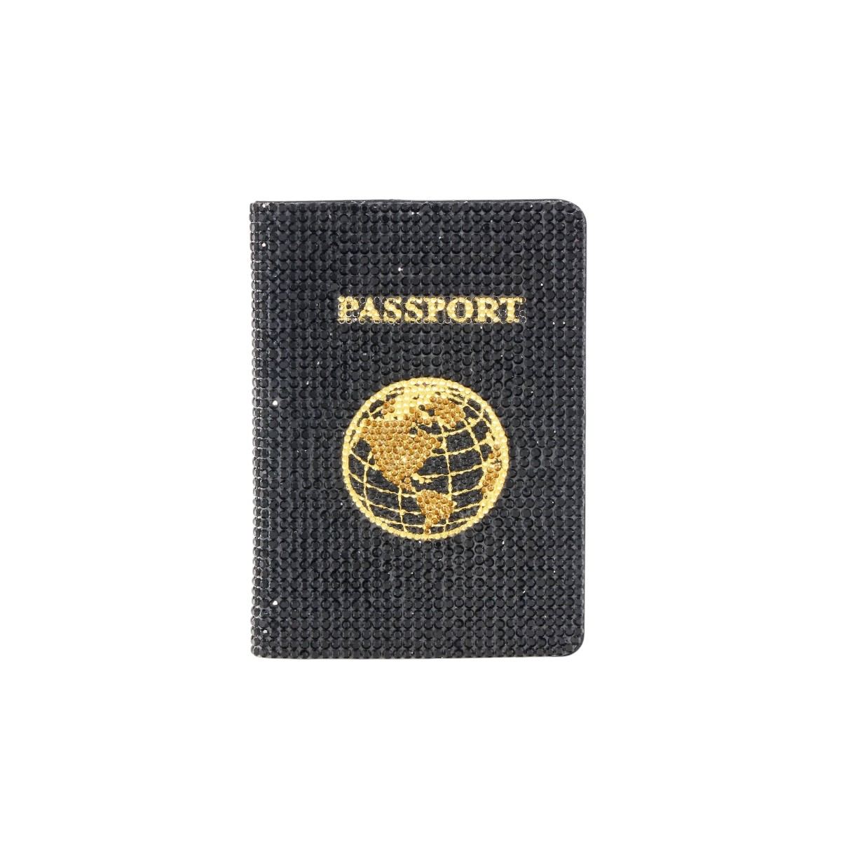 Judith Leiber Traveler Passport Holder, Black