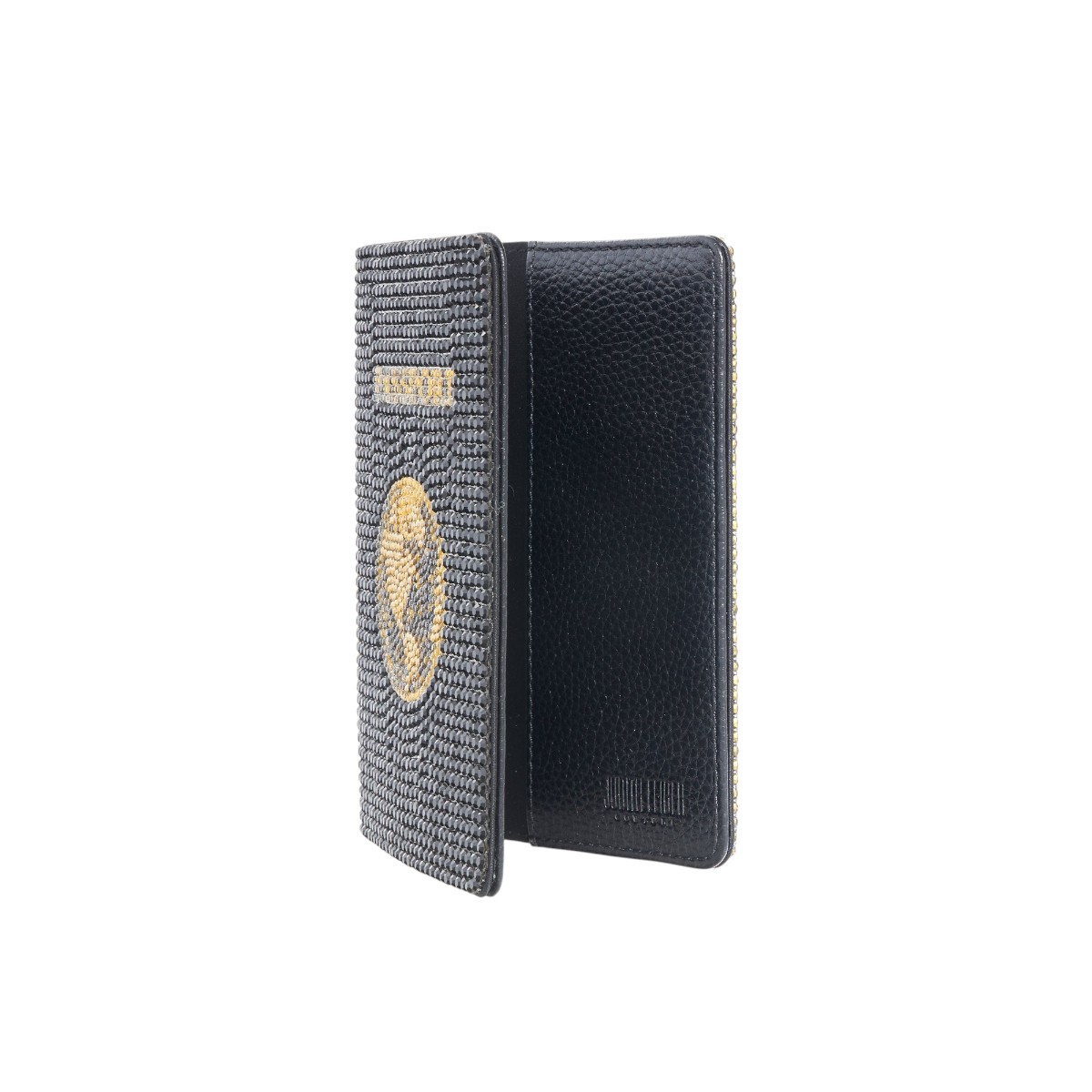 Judith Leiber Traveler Passport Holder, Black