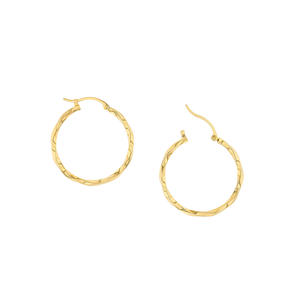 Quinn Twisted Hoops