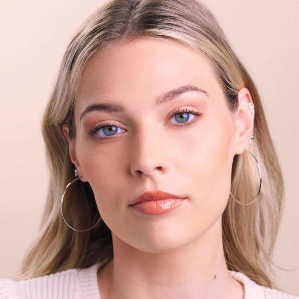 Sage Huggie 14K Gold Snap-down Tube Hoop Earrings