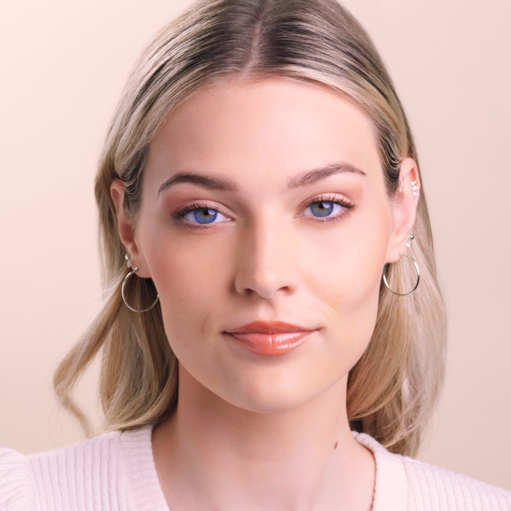 Sage Huggie 14K Gold Snap-down Tube Hoop Earrings