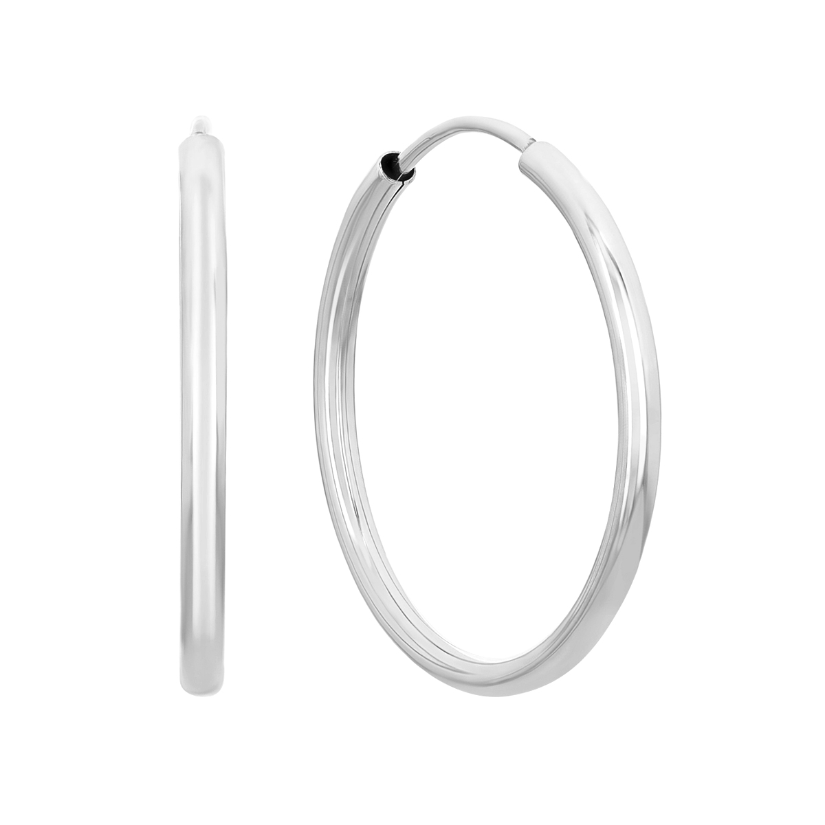 Parker 1.5 mm Endless Hoop Earrings in 14K Gold