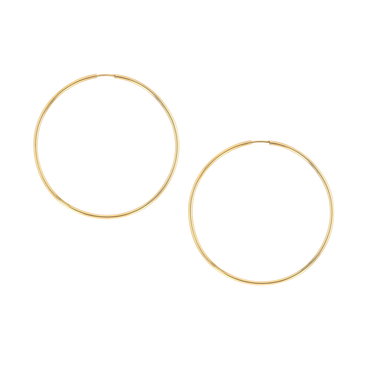 Parker 1.5 mm Endless Hoop Earrings in 14K Gold