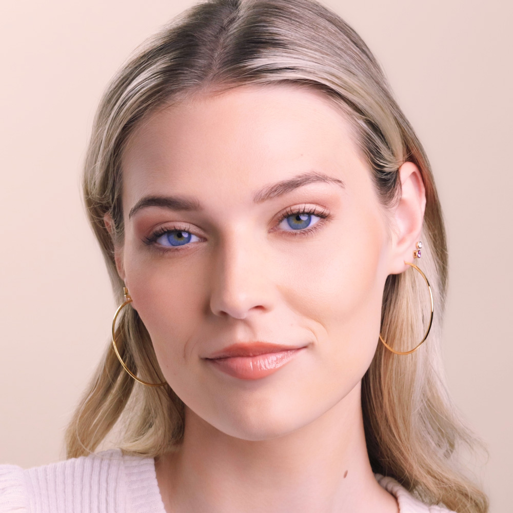 Parker 1.5 mm Endless Hoop Earrings in 14K Gold