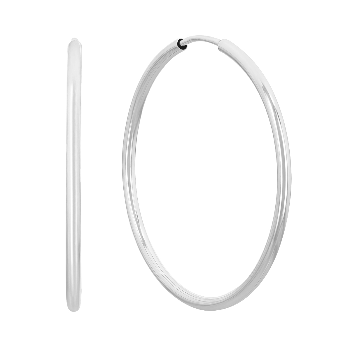 Parker 1.5 mm Endless Hoop Earrings in 14K Gold