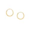 Parker 1.5 mm Endless Hoop Earrings in 14K Gold