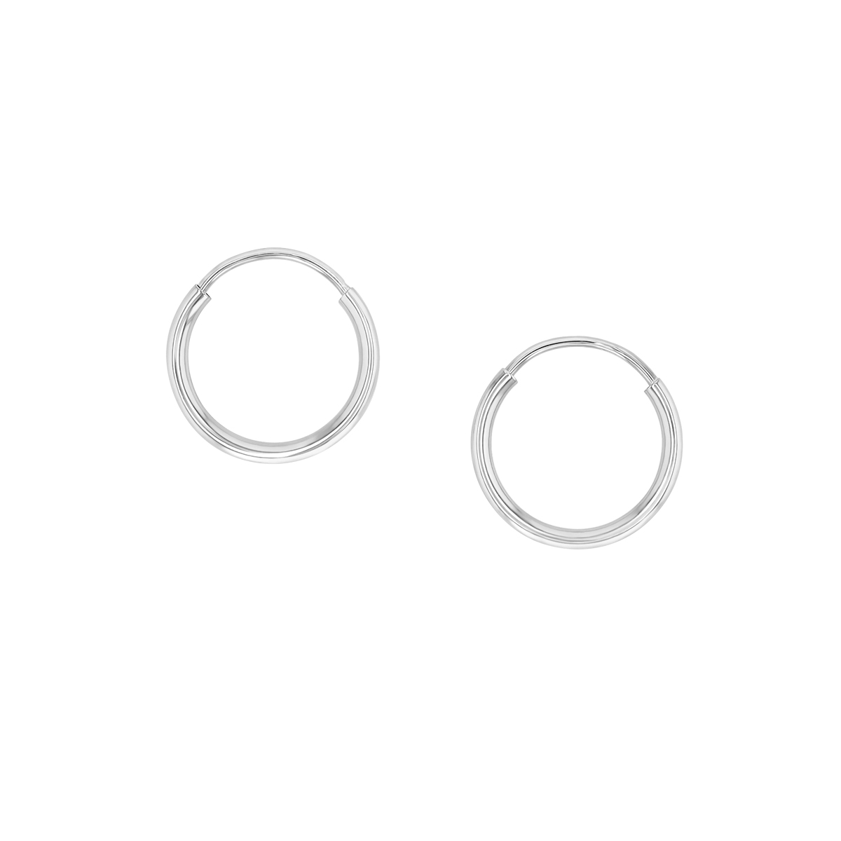 Parker 1.5 mm Endless Hoop Earrings in 14K Gold
