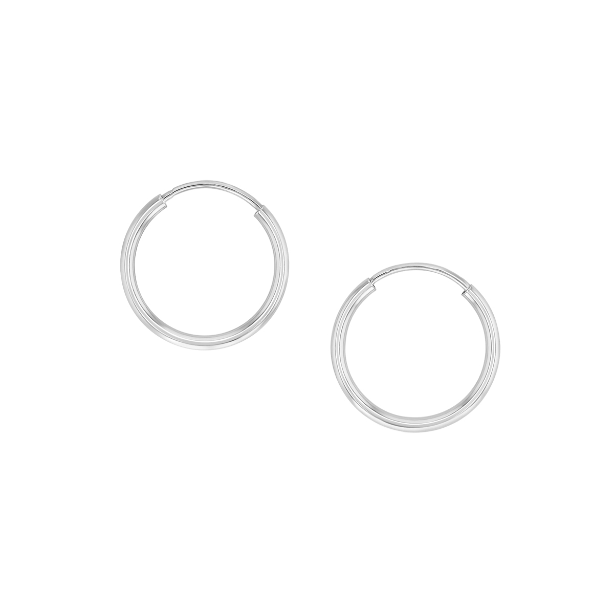 Parker 1.5 mm Endless Hoop Earrings in 14K Gold